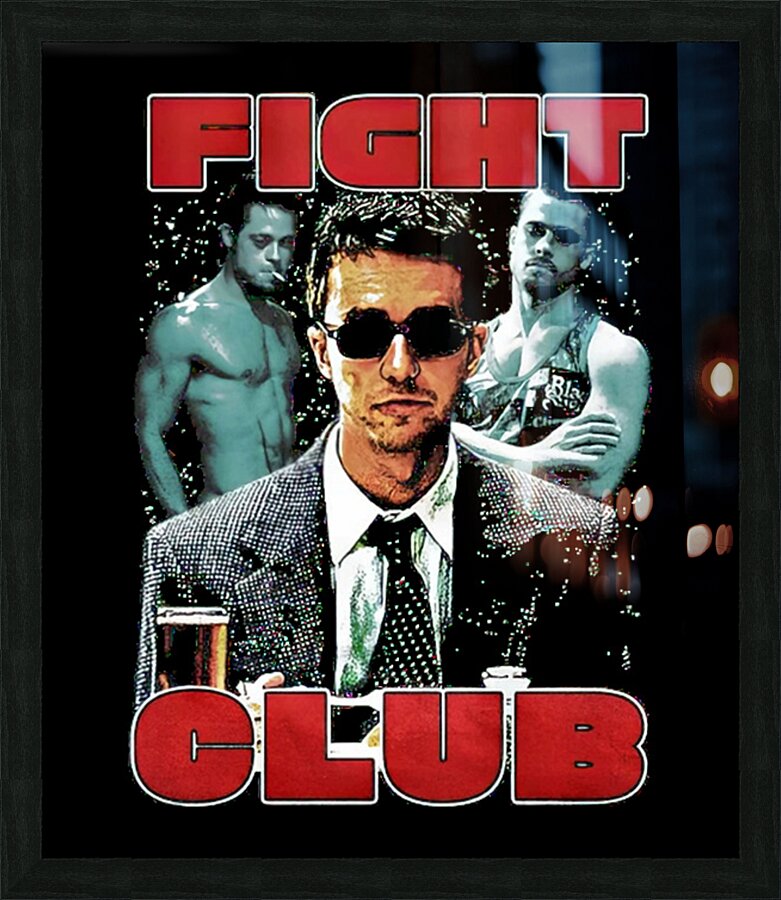 Fight Club 62 Picture Frame print