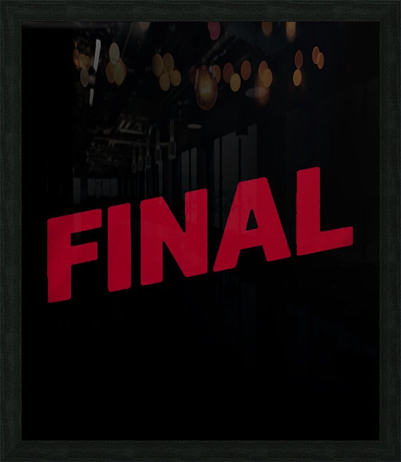 Final Destination 32 Picture Frame print