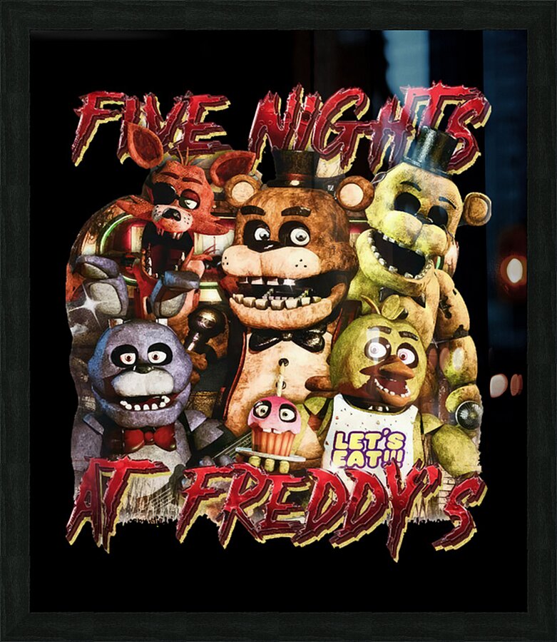 Five Nights at Freddys 11 Picture Frame print