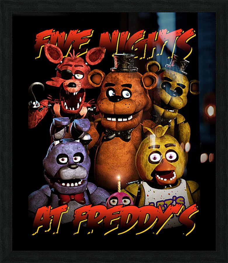 Five Nights at Freddys 20 Picture Frame print
