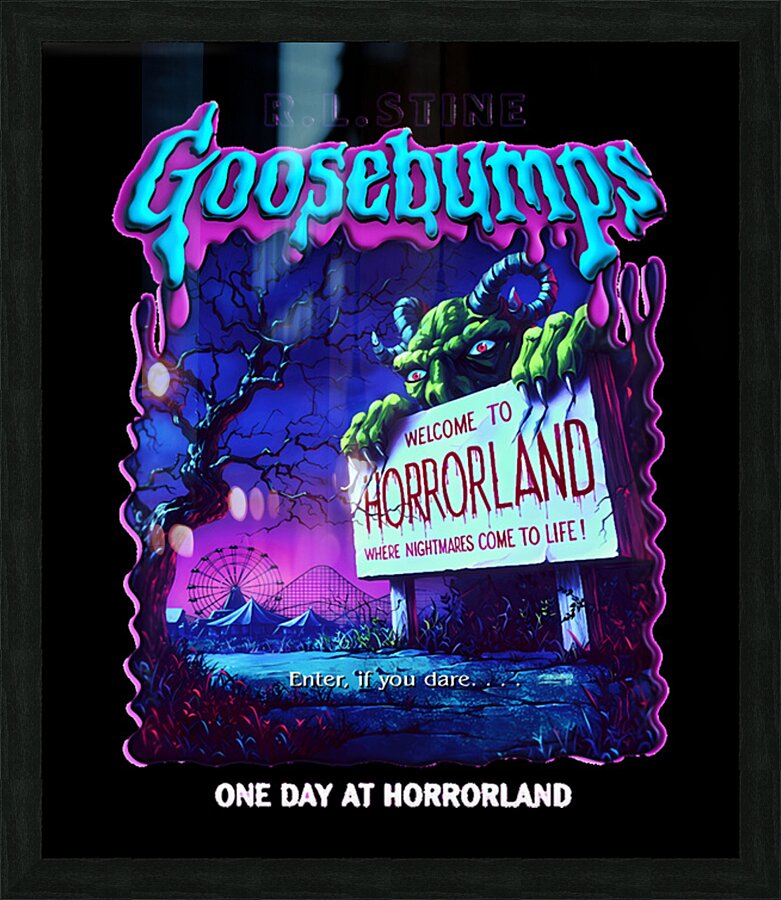 Goosebumps 4 Picture Frame print