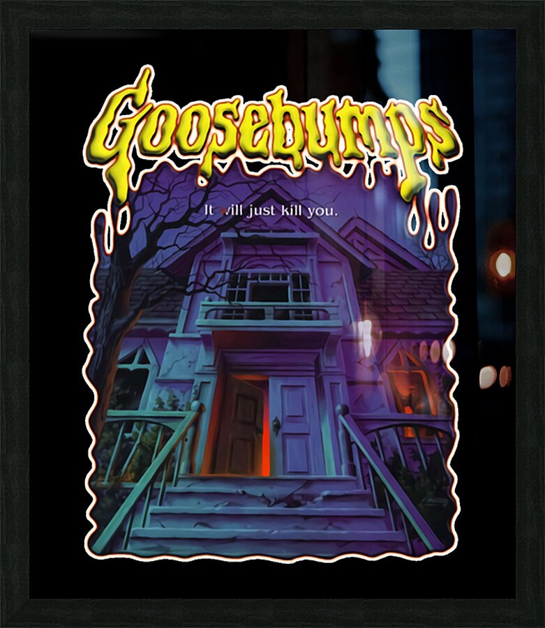Goosebumps 8 Picture Frame print