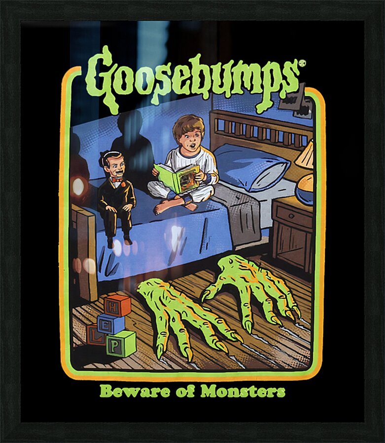 Goosebumps 13 Picture Frame print
