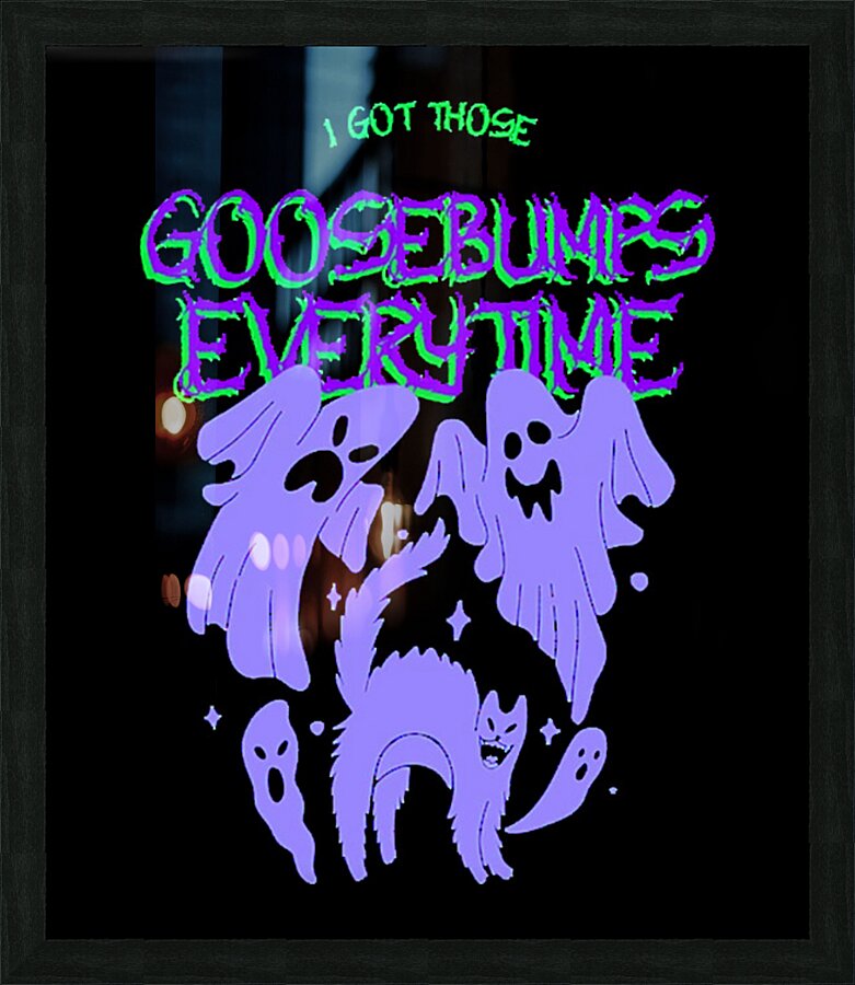 Goosebumps 17 Picture Frame print