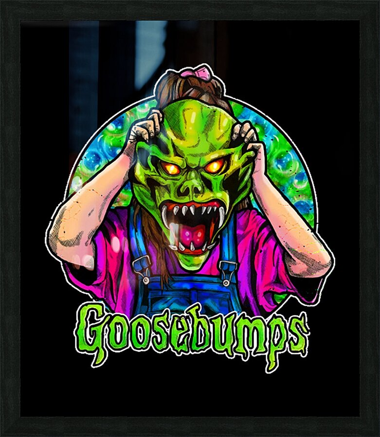 Goosebumps 25 Picture Frame print
