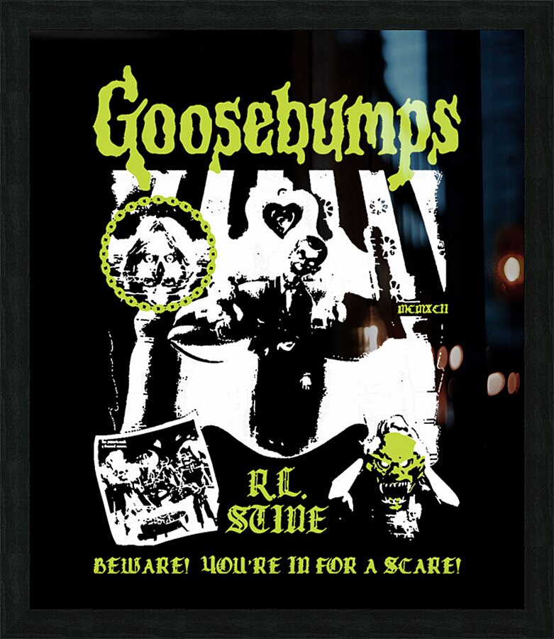 Goosebumps 35 Picture Frame print