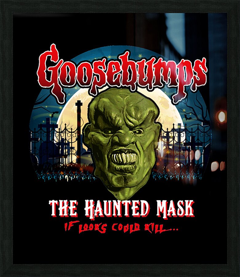 Goosebumps 50 Picture Frame print