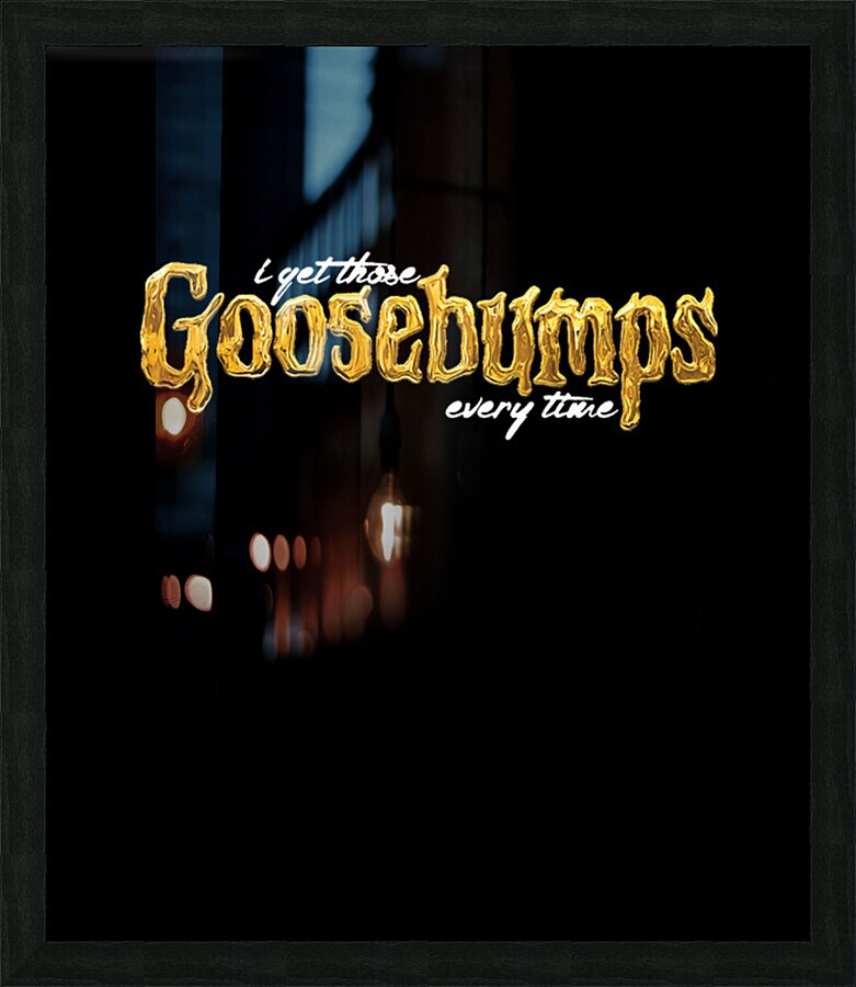 Goosebumps 61 Picture Frame print