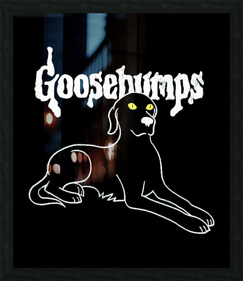 Goosebumps 6 Picture Frame print