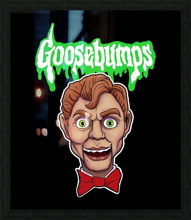 Goosebumps 7 Picture Frame print