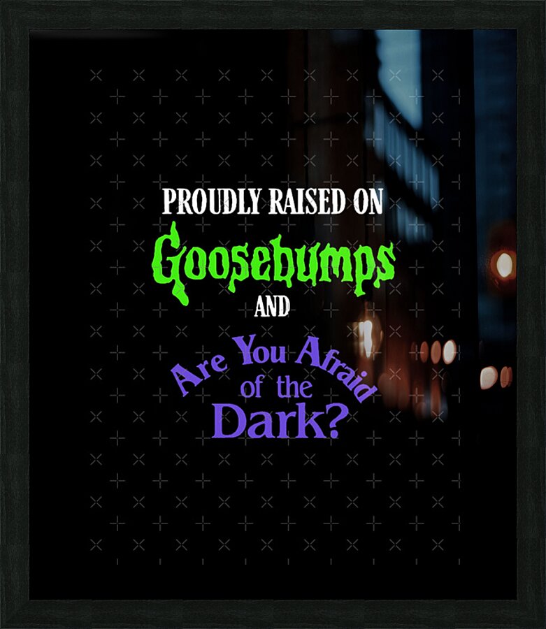 Goosebumps 9 Picture Frame print