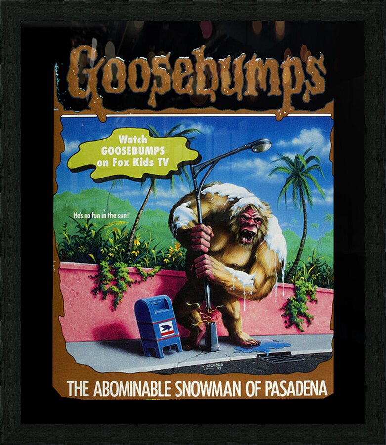 Goosebumps 10 Picture Frame print