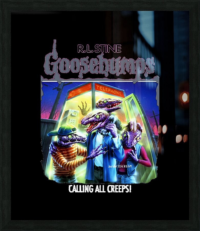 Goosebumps 22 Picture Frame print