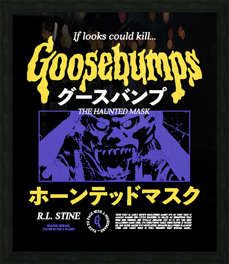 Goosebumps 31 Picture Frame print