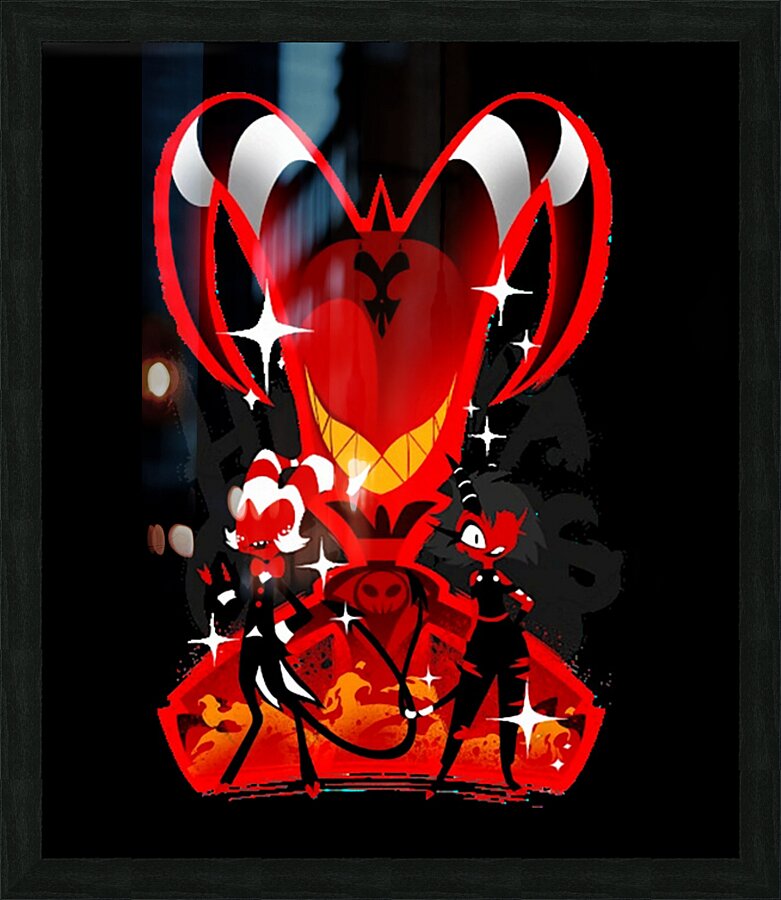 Hazbin Hotel 9 Picture Frame print
