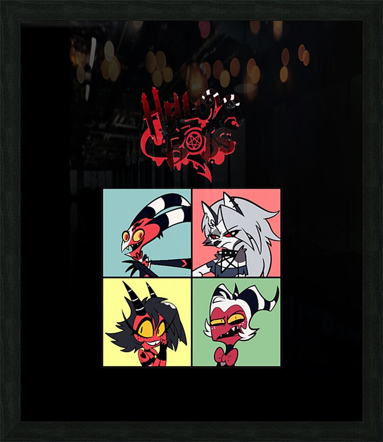 Hazbin Hotel 4 Picture Frame print