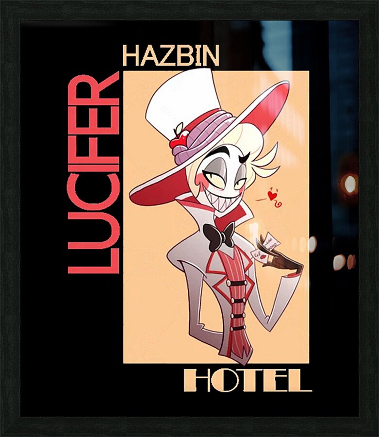 Hazbin Hotel 13 Picture Frame print