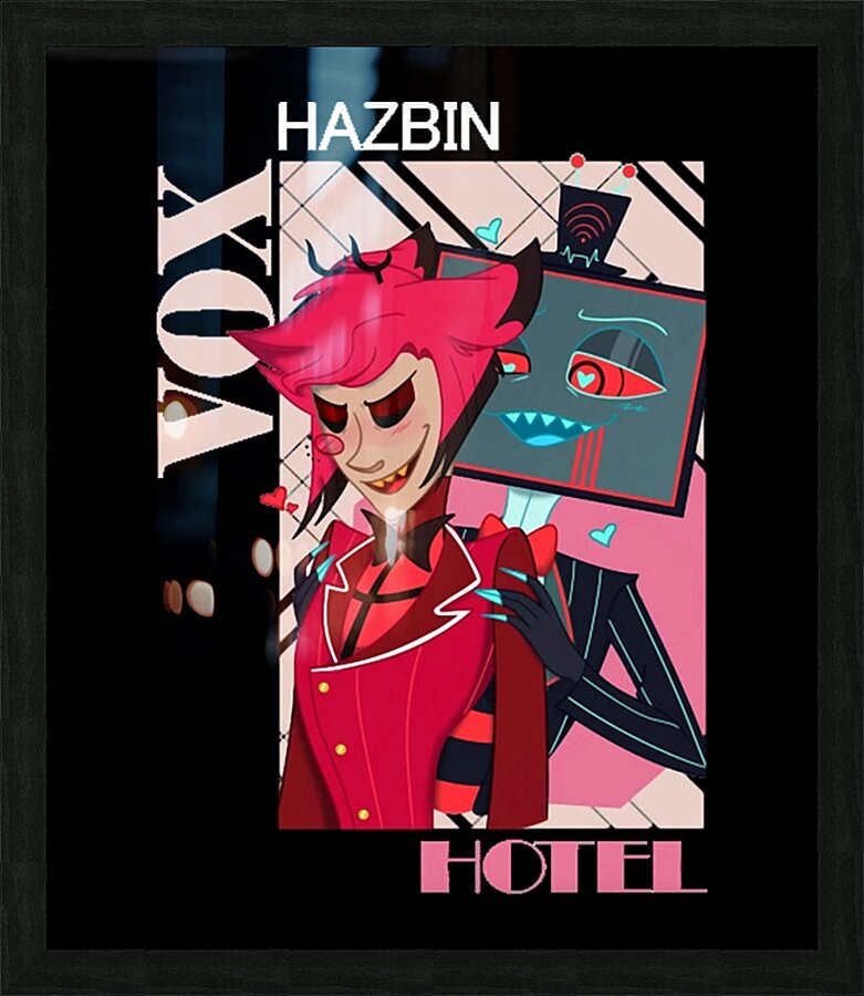 Hazbin Hotel 18 Picture Frame print