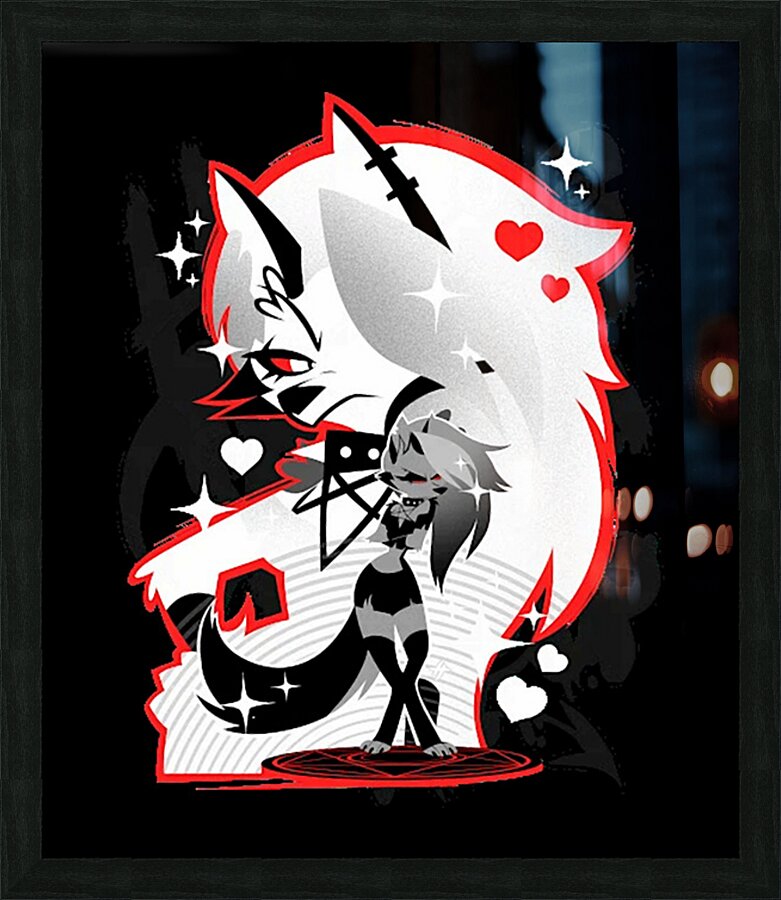 Hazbin Hotel 13 Picture Frame print