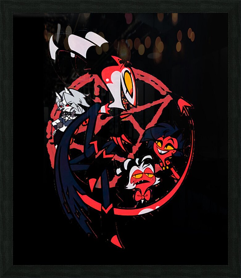 Hazbin Hotel 34 Picture Frame print