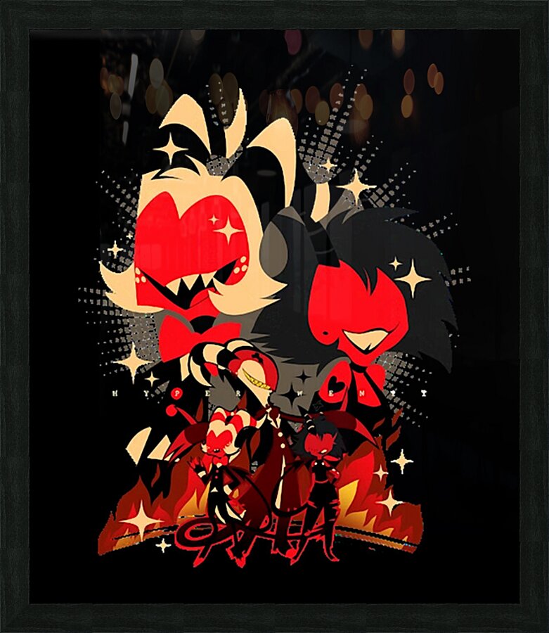 Helluva Boss 5 Picture Frame print