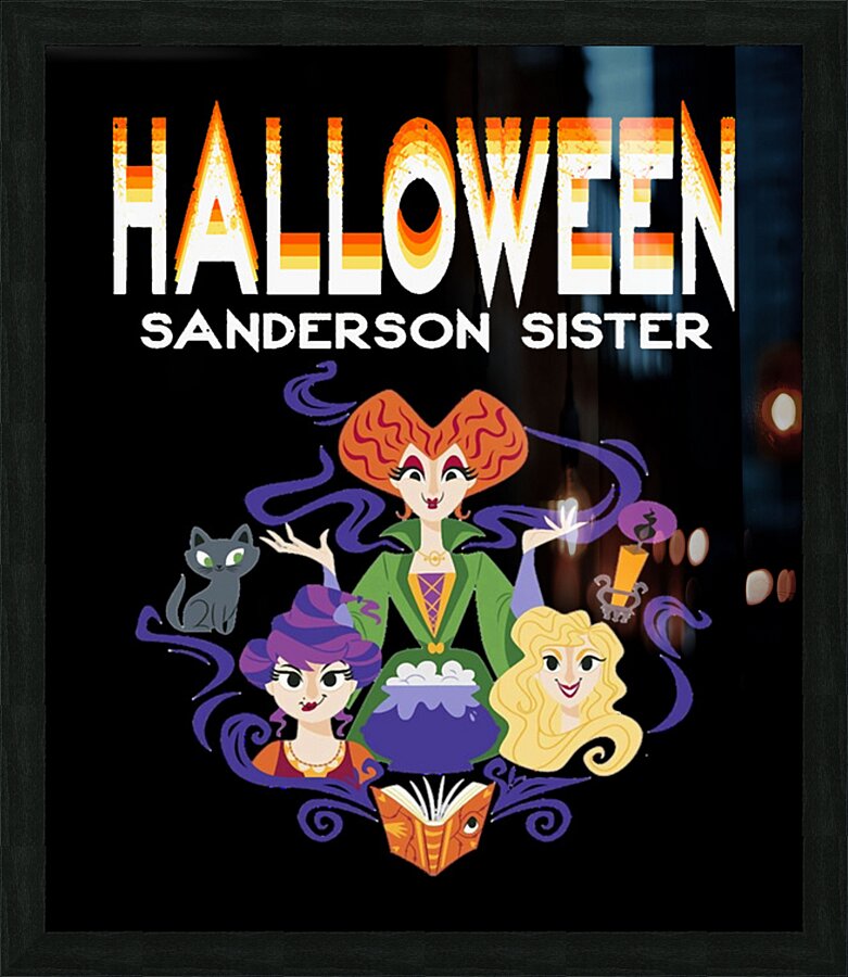Hocus pocus 4 Picture Frame print