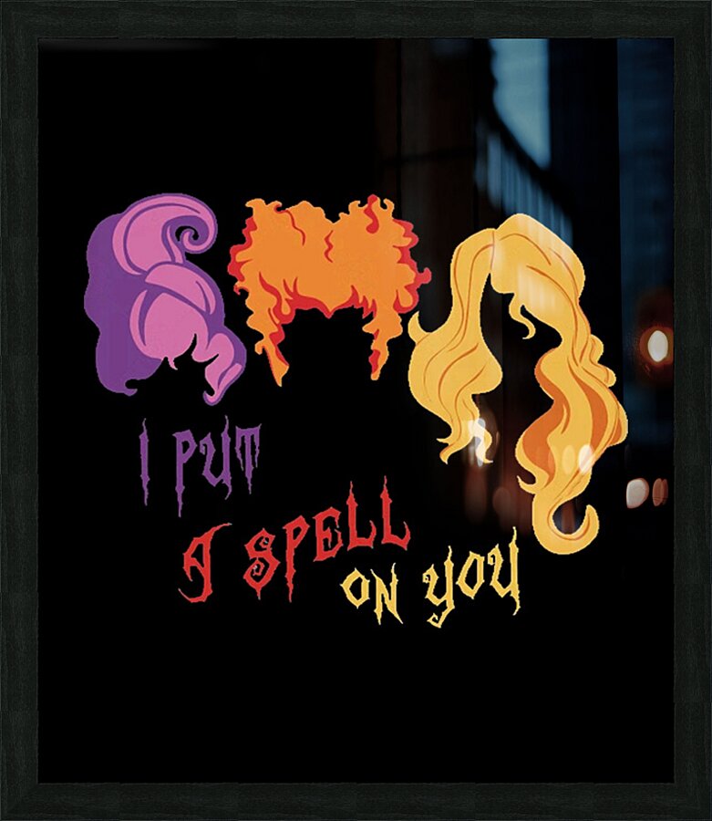 Hocus pocus 17 Picture Frame print