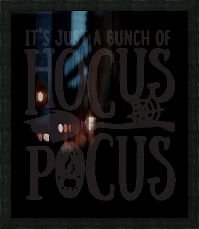 Hocus pocus 23 Picture Frame print