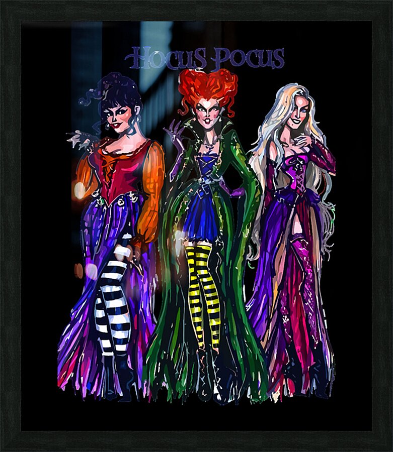 Hocus pocus 28 Picture Frame print