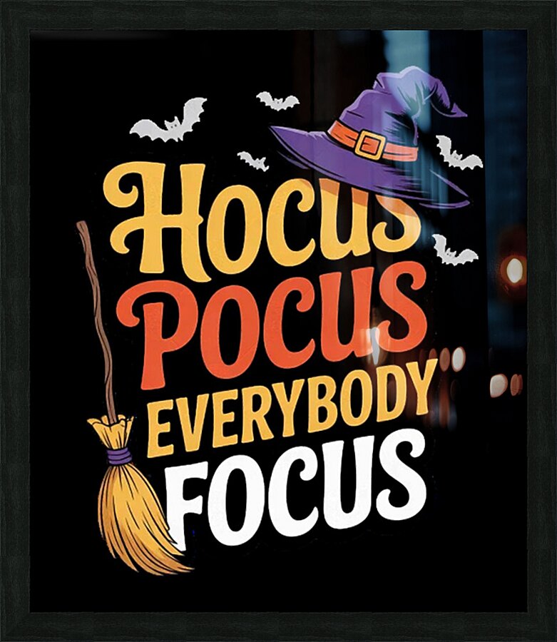 Hocus pocus 40 Picture Frame print
