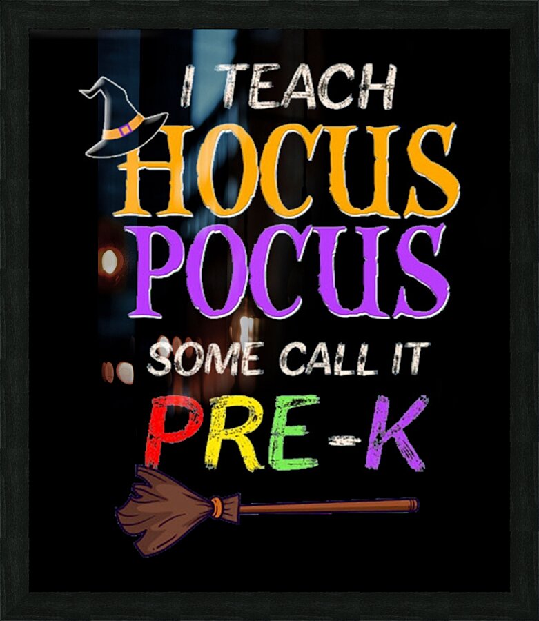 Hocus pocus 58 Picture Frame print
