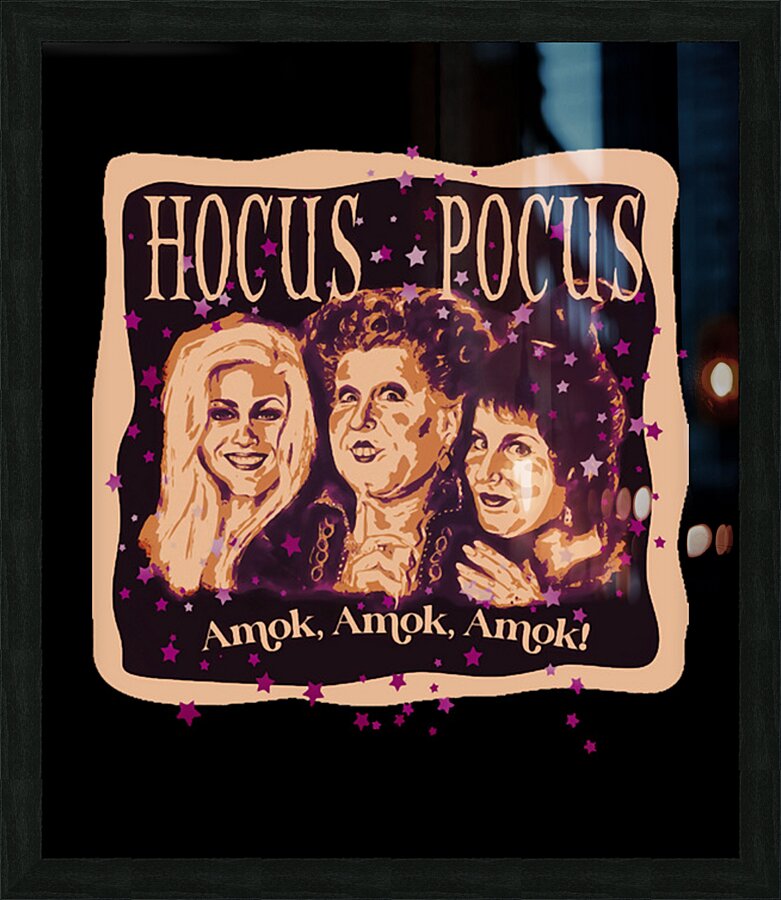 Hocus pocus 64 Picture Frame print