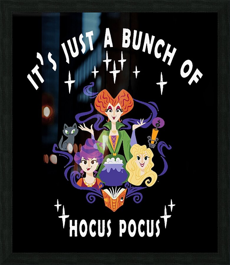 Hocus pocus 9 Picture Frame print