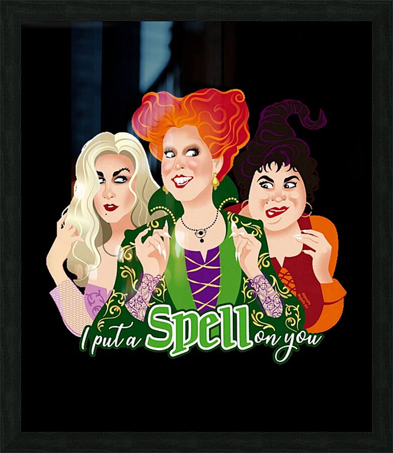 Hocus pocus 13 Picture Frame print