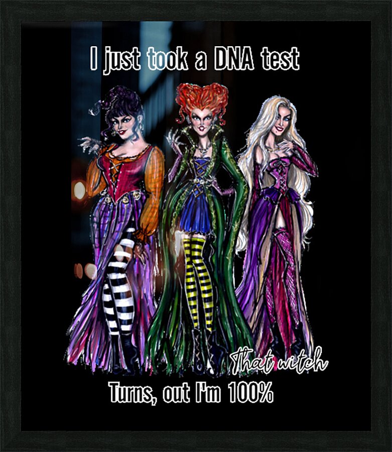 Hocus pocus 33 Picture Frame print