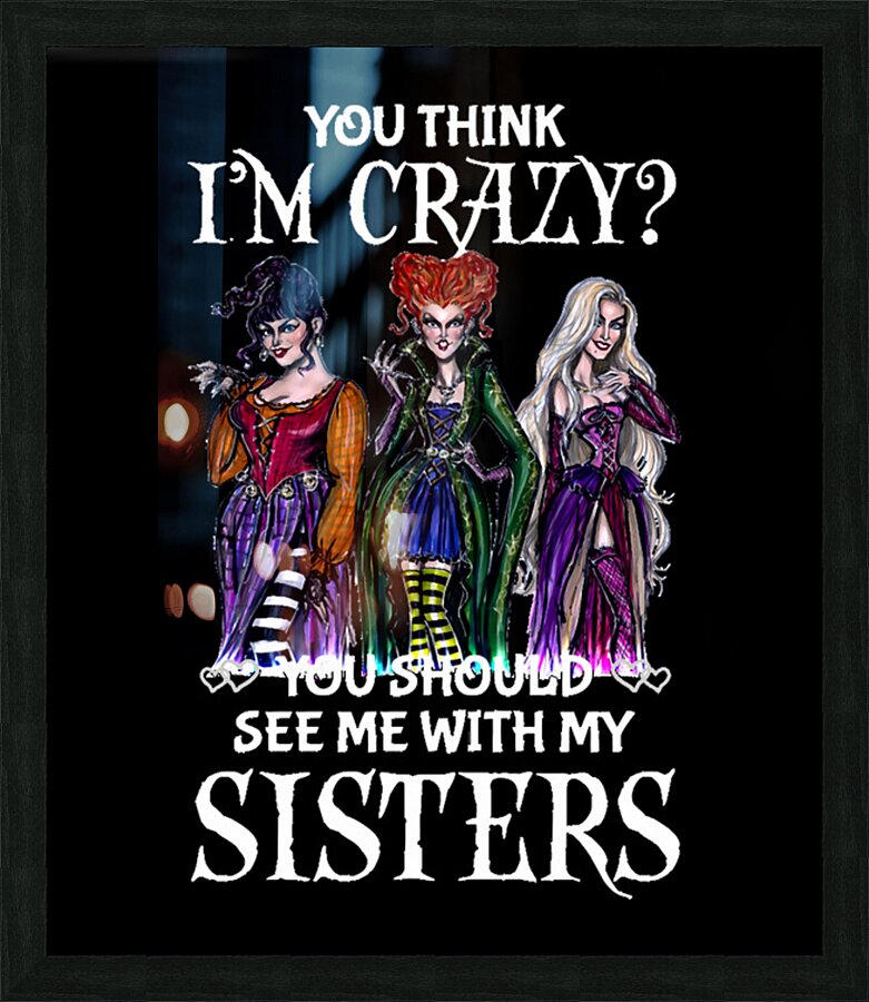 Hocus pocus 47 Picture Frame print