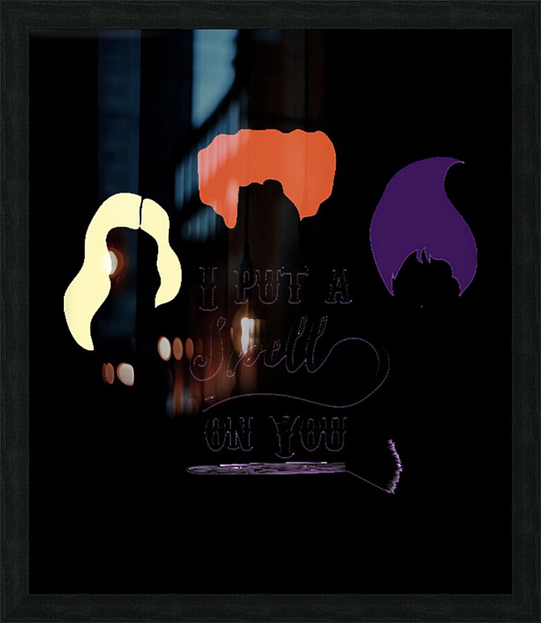Hocus pocus 48 Picture Frame print