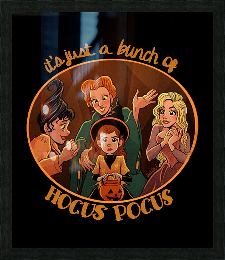 Hocus pocus 55 Picture Frame print