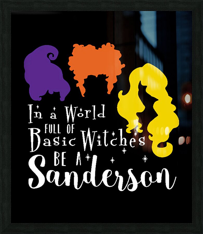 Hocus pocus 58 Picture Frame print