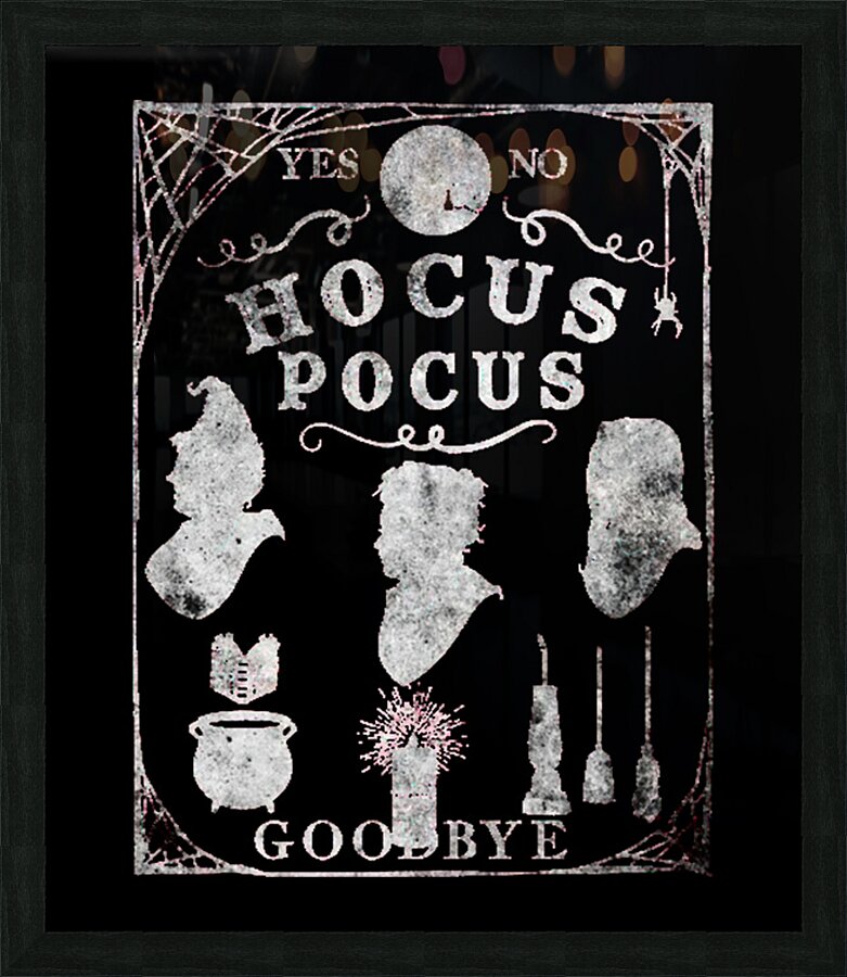 Hocus pocus 16 Picture Frame print
