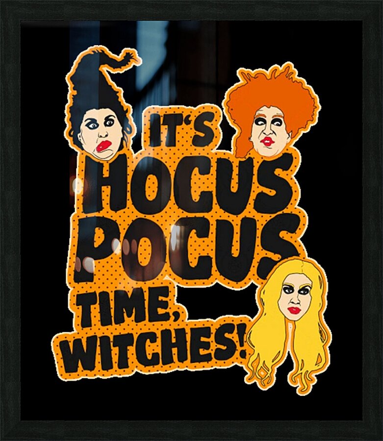 Hocus pocus 17 Picture Frame print