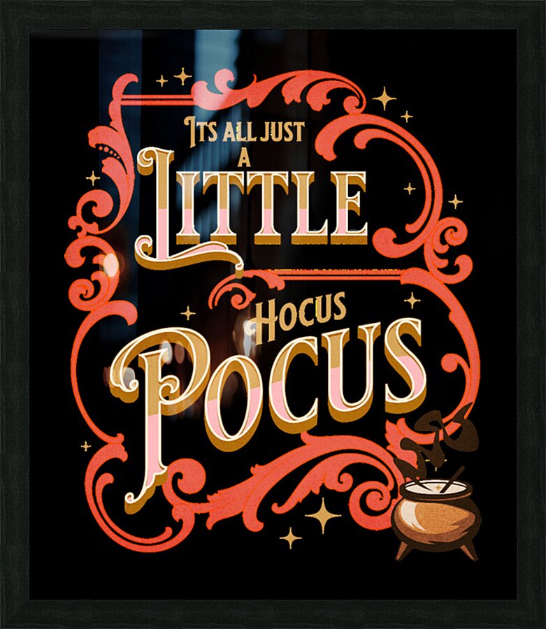 Hocus pocus 31 Picture Frame print