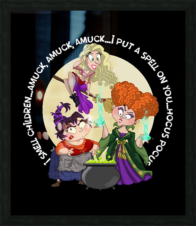 Hocus pocus 33 Picture Frame print