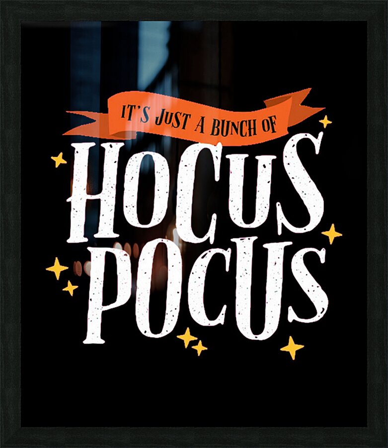 Hocus pocus 46 Picture Frame print