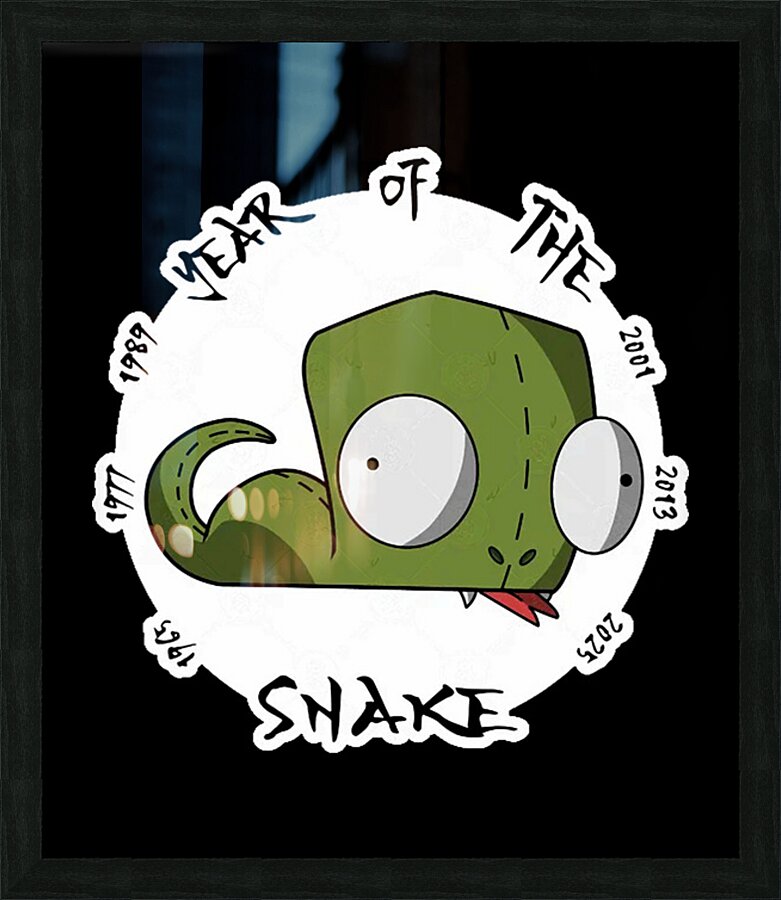 Invader Zim 13 Picture Frame print