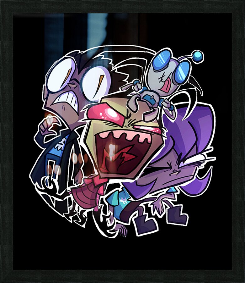 Invader Zim 21 Picture Frame print