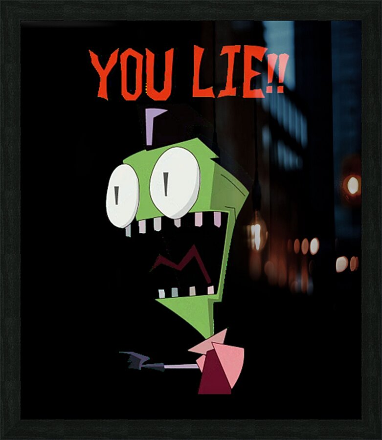 Invader Zim 15 Picture Frame print
