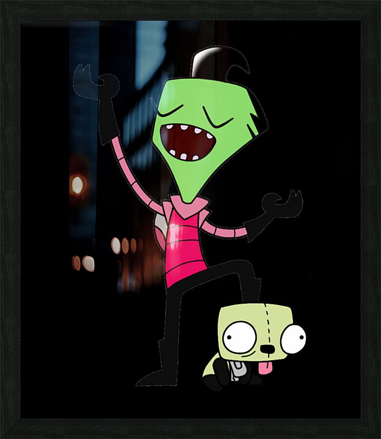 Invader Zim 21 Picture Frame print