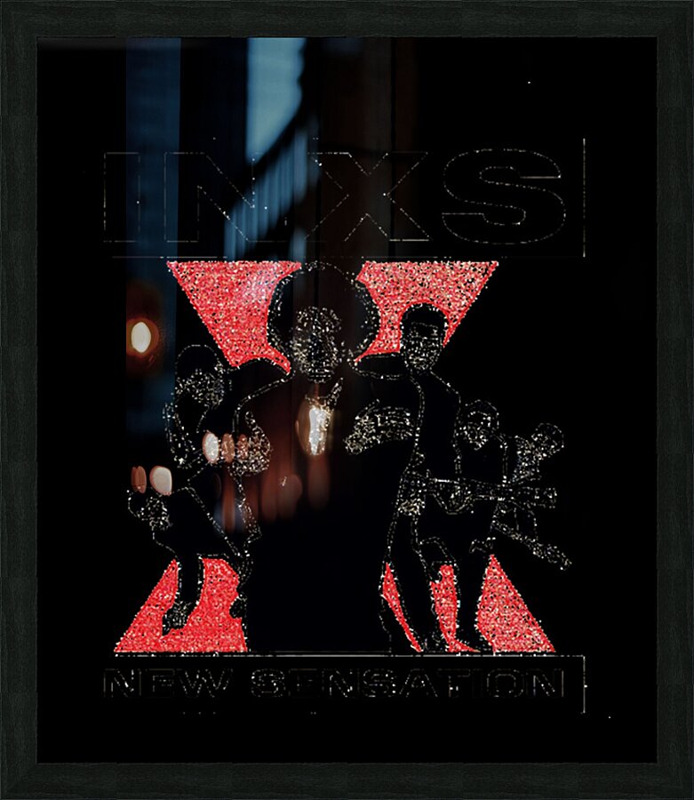 INXS 4 Picture Frame print