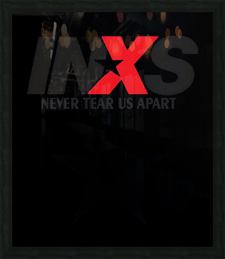 INXS 5 Picture Frame print
